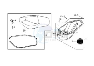 EURO MX EU2 - 150 cc drawing SEAT