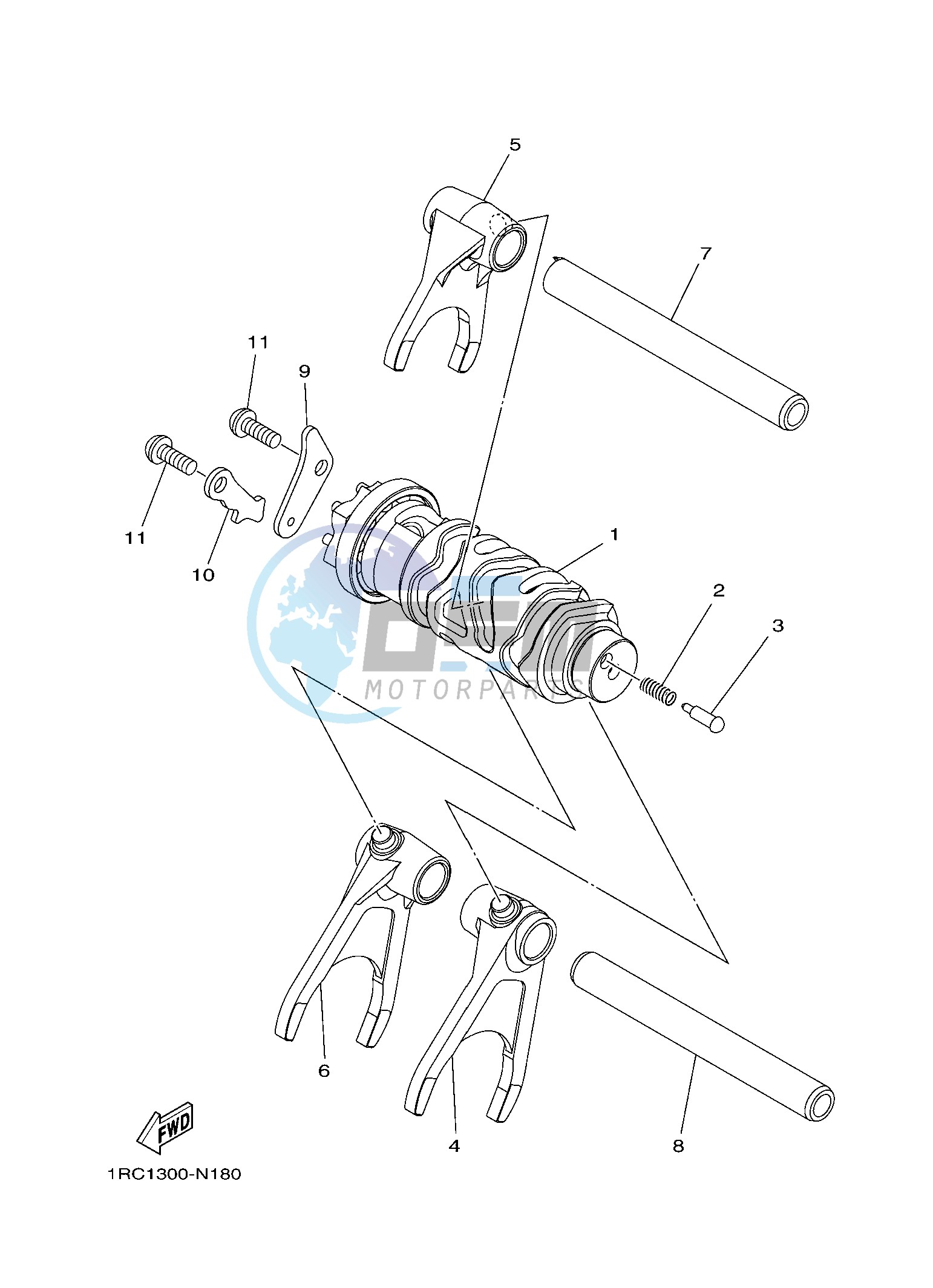 SHIFT CAM & FORK