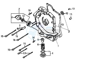 SUPER DUKE 125 drawing CRANKCASE RIGHT