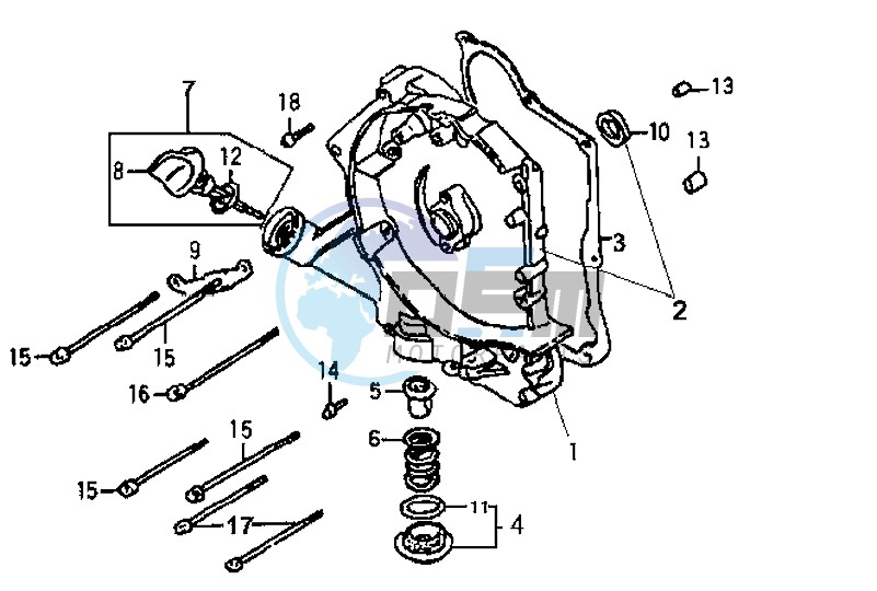 CRANKCASE RIGHT