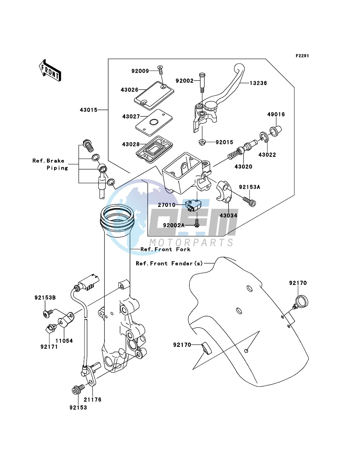 Front Master Cylinder