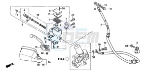 XL1000V VARADERO drawing FR. BRAKE MASTER CYLINDER (XL1000VA)