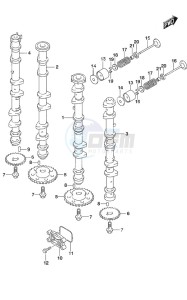 DF 225 drawing Camshaft