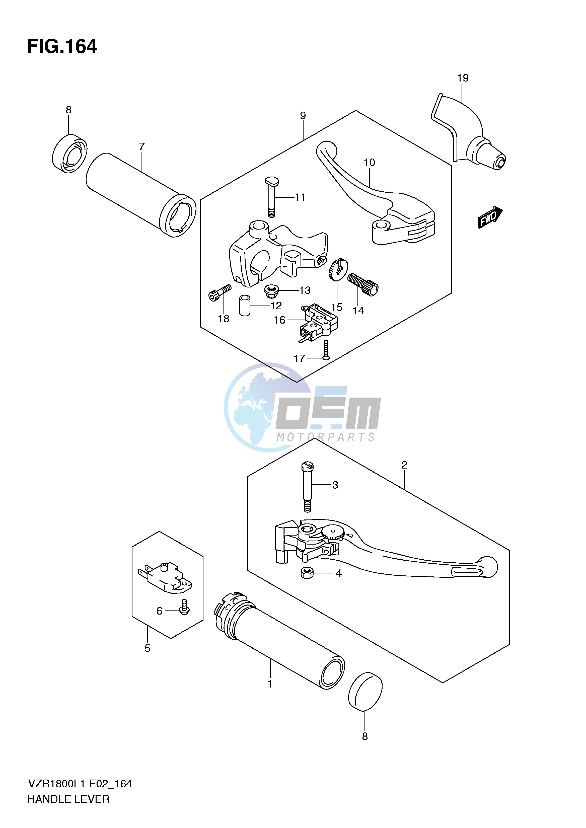 HANDLE LEVER (VZR1800L1 E19)