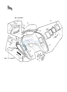 KZ 1300 B [B2] drawing FAIRING