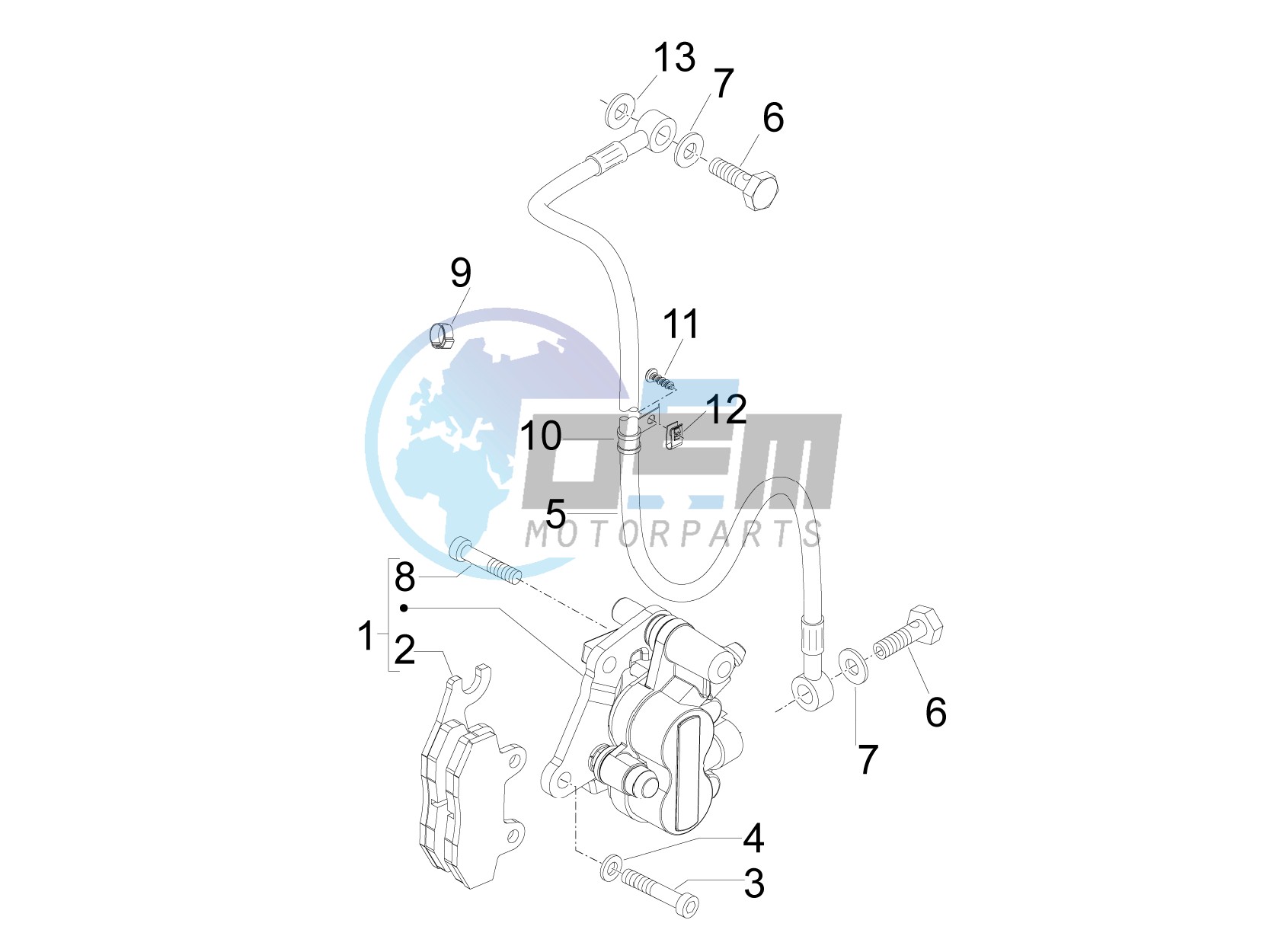 Brakes pipes - Calipers