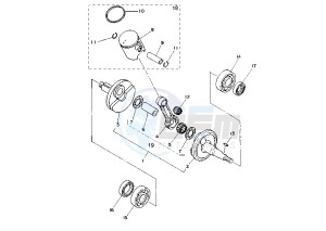 YZ N-LW 80 drawing CRANKSHAFT PISTON