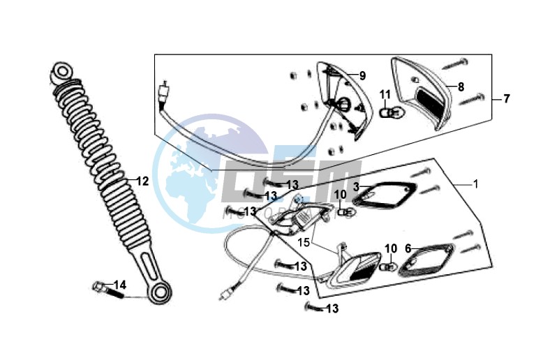 TAIL LIGHT - REAR SUSPENSION