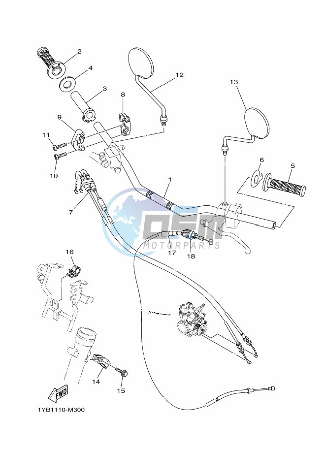 STEERING HANDLE & CABLE