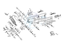 SENDA SM DRD RACING LTD - 50 CC VTHSR2A2B drawing REAR ARM