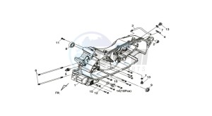 MAXSYM 400 EFI drawing CRANKCASE LEFT