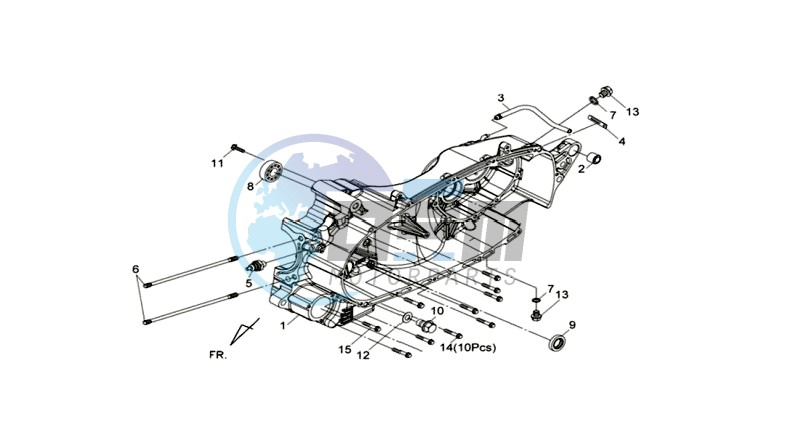 CRANKCASE LEFT