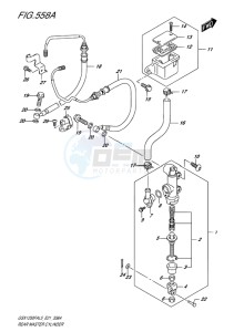 GSX-1250F ABS EU drawing REAR MASTER CYLINDER