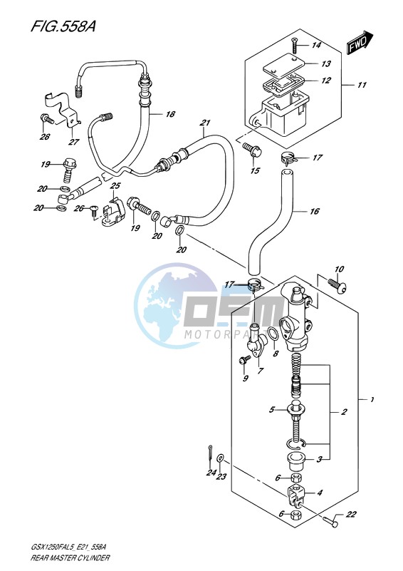 REAR MASTER CYLINDER