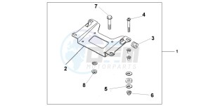 FJS600A 400 SILVER WING drawing CARRIER BRACKET