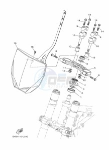 YZ85LW (B0G4) drawing STEERING