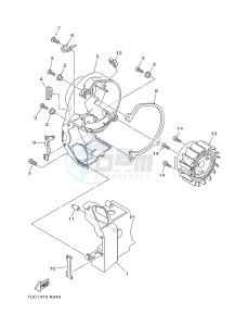 XC100E (1RS2) drawing AIR SHROUD & FAN