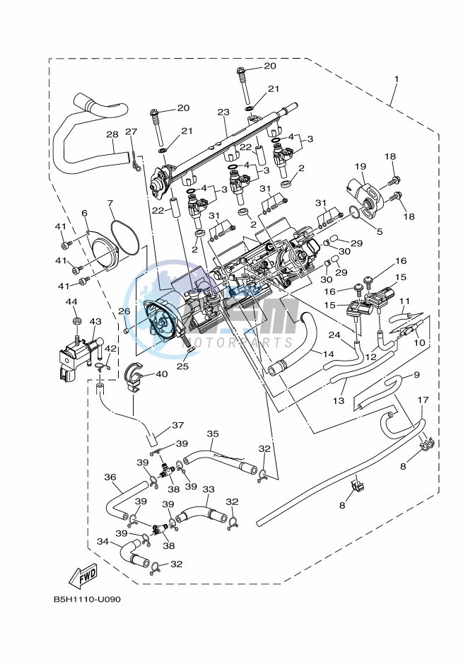 THROTTLE BODY ASSY 1