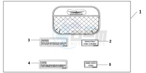 GL18009 France - (F / AB CMF NAV) drawing INNER S/B LID ORG