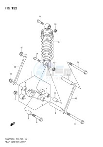 GSX650F (E3-E28) Katana drawing REAR CUSHION LEVER (GSX650FL1 E33)