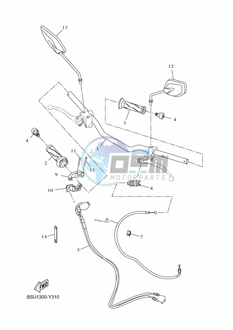 STEERING HANDLE & CABLE