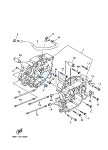 TT-R110E (B51K) drawing CRANKCASE