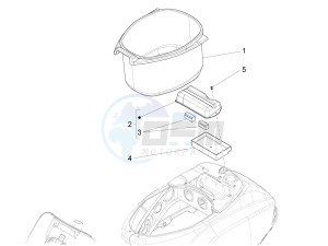 S 150 4T 3V ie Vietnam drawing Helmet housing - Undersaddle