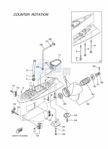 FL300AETX drawing PROPELLER-HOUSING-AND-TRANSMISSION-4