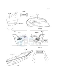 ZR 1200 A [ZX 1200 R] (A1-A3) drawing DECALS-- BLUE- --- ZR1200-A3- -