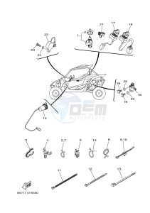 YXZ1000ETS YXZ10YESH YXZ1000R EPS SS SPECIAL EDITION (B577) drawing ELECTRICAL 3