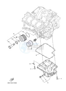 MTM850 MTM-850 XSR900 (B906) drawing OIL CLEANER