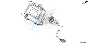 TRX420TE1H Europe Direct - (ED) drawing METER