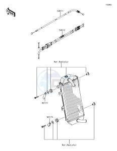 KX450F KX450HJF EU drawing Cables