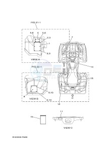 YFM700FWBD YFM70KPSG KODIAK 700 EPS SPECIAL EDITION (B323) drawing EMBLEM & LABEL 1