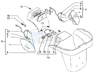 X9 180 Amalfi drawing Tail light