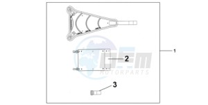 CBR1000RA9 U / ABS MME SPC drawing TANK BAG