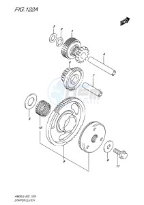 AN650Z ABS BURGMAN EXECUTIVE EU drawing STARTER CLUTCH