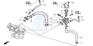 CBR900RR drawing THERMOSTAT