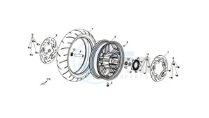 MAXSYM 400 EFI drawing FRONT WHEEL