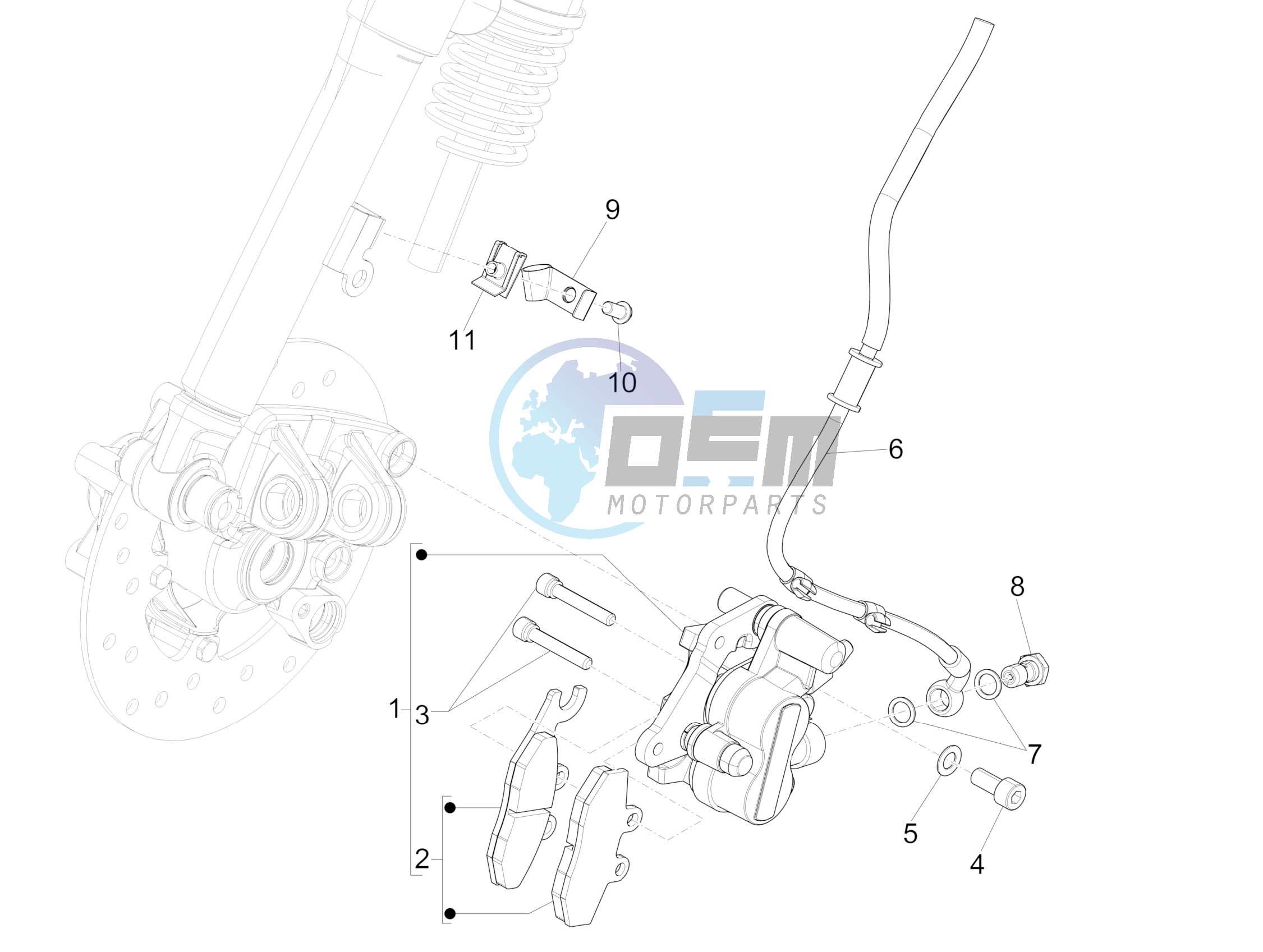 Brakes pipes - Calipers