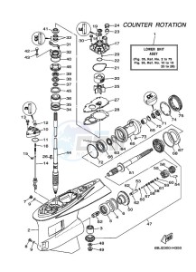 LF350TXR-2009 drawing PROPELLER-HOUSING-AND-TRANSMISSION-3