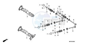 FJS400D9 ED / 2ED drawing CAMSHAFT/VALVE