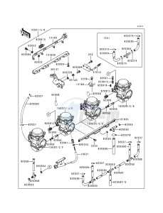 ZG 1200 B [VOYAGER XII] (B10-B14) [VOYAGER XII] drawing CARBURETOR