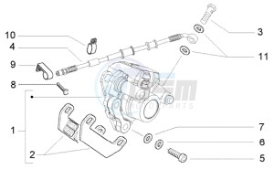 NRG 50 power DD drawing Rear caliper