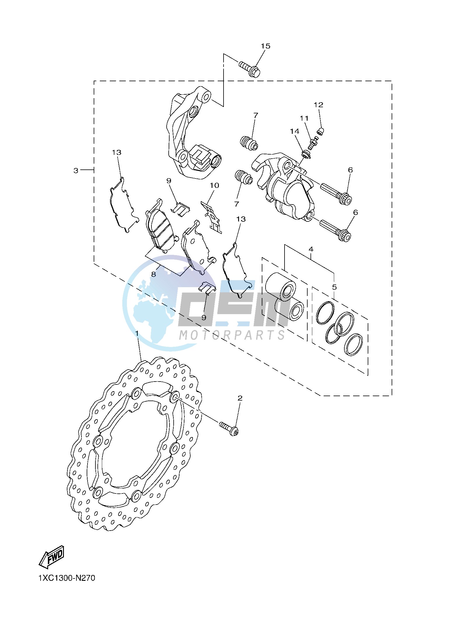 FRONT BRAKE CALIPER