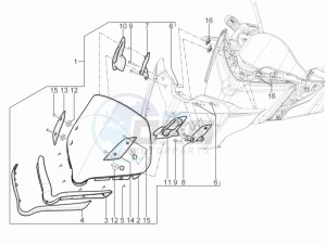 MP3 125 yourban erl drawing Windshield