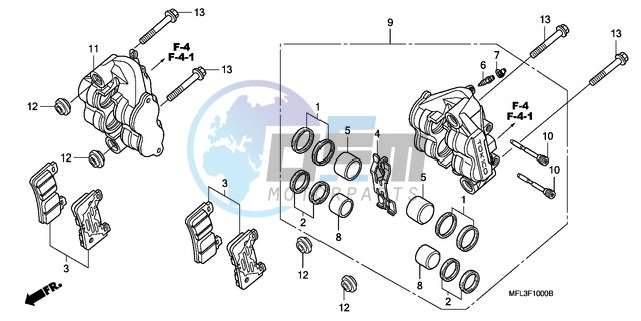 FRONT BRAKE CALIPER