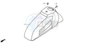 NH80MS drawing FRONT FENDER