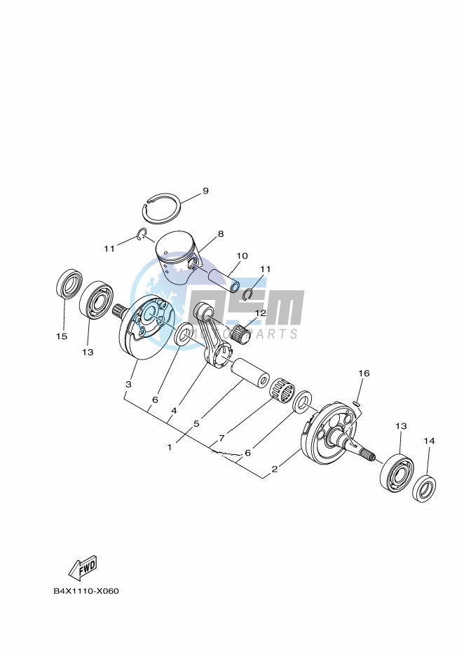 CRANKSHAFT & PISTON