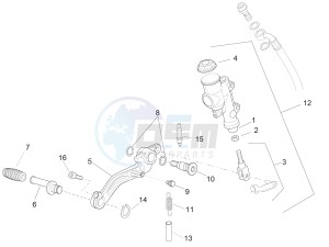 RSV4 1000 Racing Factory L.E. (EMEA, APAC) (AUS, CP, EU, GB, J, MAL, NZ, RI, VN) drawing Rear master cylinder